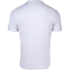Lacoste Herren T-Shirt - Loungewear, Basic, Rundhals, Baumwolle Weiß L