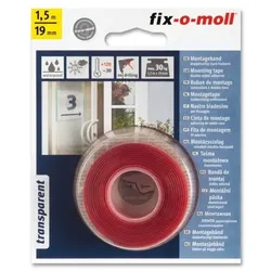 Montageband transparent fix-o-moll