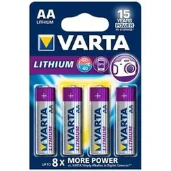 VARTA 06106 301 404 Lithium AA 4er-Blister