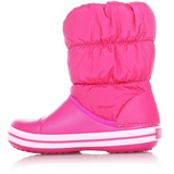 Crocs Winter Puff Boot Kids, Unisex - Kinder Schneestiefel, Pink (Candy Pink), 25/26