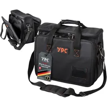 YPC Operator Werkzeugtasche XL – Praktische Umhängetasche, tragbare Aufbewahrungstasche, Wasserfest, Reißfest, Trageriemen oder Verstellbarer Schultergurt, 40x32x20cm 20 kg Tragkraft (Schwarz)