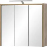 Schildmeyer Spiegelschrank Carlos, Eiche Landhaus Dekor, 65 x 16 x 64 cm