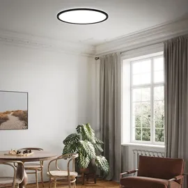 Briloner LED Panel Slim 1 schwarz Ø 42 cm