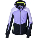 KILLTEC Damen Skijacke/Funktionsjacke mit abzippbarer Kapuze und Schneefang KSW 66 WMN SKI JCKT, lavendel, 44,