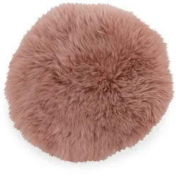 Sitzkissen LAMMFELL rosa - rosa