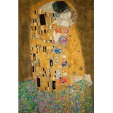 Reinders! Holzbild »Deco Panel 60x90 Gustav Klimt - the kiss«, goldfarben