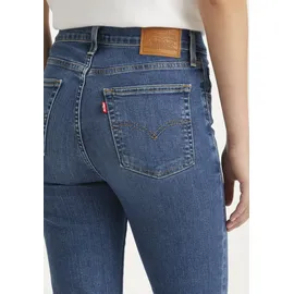 Levi's 724TM High Rise Straight Jeans Z7186 Medium Indigo Worn In 32 30