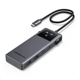 UGREEN Hub USB-C Ugreen CM888 6 em 1 PD 85W HDMI Cinzento