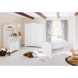 Pinolino Kinderträume 100023BGR Babybett Holz weiß