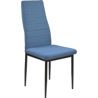 HTI-Living, Stühle, Stuhl Memphis Webstoff Blau