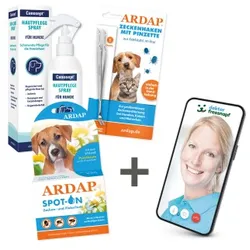 ARDAP Dr. Fressnapf Floh- und Zeckenschutz-Paket für Hunde M