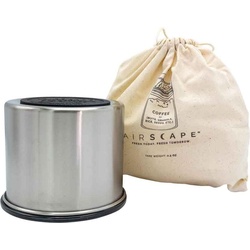 Airscape Kaffeedose klein silber gebürs, Vorratsbehälter, Silber