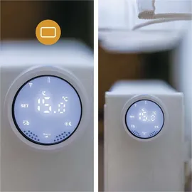 EMOS GoSmart Heizkörperthermostat mit App Weiß