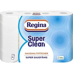 Regina Küchenrollen Super Clean 3-lagig, 4 Rollen