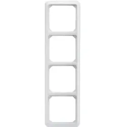 Elso 224404 Rahmen 4-fach FASHION Thermo reinweiß