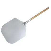 Contacto Pizzaschaufel 35 x 30,5 cm Aluminium/Holz grau/silber