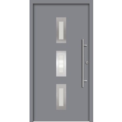 Splendoor Sicherheitshaustür »PULA Prime RC2«, Aluminium, in verkehrsgrau
