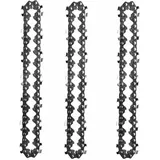 3Pcs 4 Zoll Mini Akku-Elektro-Kettensäge Kettensäge für Holz schneiden Zweige Baum Beschneiden Gartenarbeit