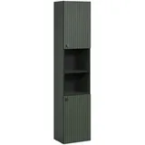 trendteam PureBliss Hochschrank 40 x 186 x 31 cm Grün Metall