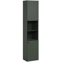 trendteam PureBliss Hochschrank 40 x 186 x 31 cm Grün Metall