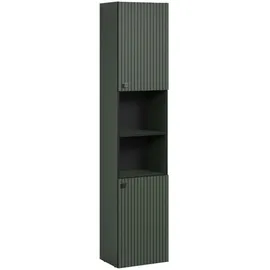 trendteam PureBliss Hochschrank 40 x 186 x 31 cm Grün Metall