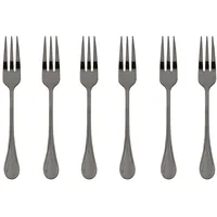 Sambonet Royal Edelstahl/PVD 2Black Kuchengabeln Set 6