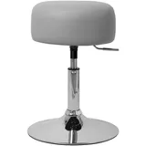 ML-Design Schminkhocker Kunstleder 33 x 65 x 38,5 cm Hellgrau