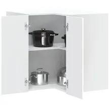 vidaXL Eckhängeschrank Porto 57 x 60 cm Weiß