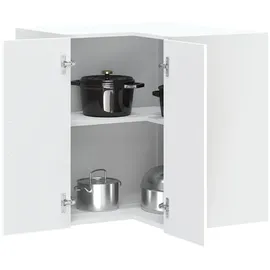 vidaXL Eckhängeschrank Porto 57 x 60 cm Weiß
