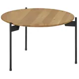 Sofa.de Couchtisch ¦ holzfarben ¦ Maße (cm): H: 33 Ø: 55