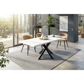 Mäusbacher Big System 140 x 73 x 90 cm ausziehbar schwarz/weiß