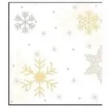 Ursus Transparentpapier 115 g/qm A4 25 Blatt Classic Christmas creme/braun