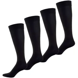 NUR DER Herren Kniestrümpfe Bambus* Knie 4er Pack