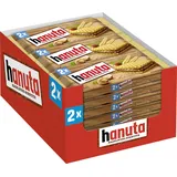 Ferrero Hanuta Waffeln 18 x 44 g - Haselnuss-Schnitten 729g braun