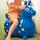 Gymnic Rody Hüpfpferd blau