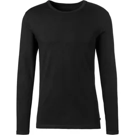 H.I.S. H.I.S Langarmshirts (2 Stück), aus Baumwolle, in schwarz | Gr.: 3XL,