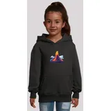 F4NT4STIC Kapuzenpullover Vulkanausbruch Premium Qualität schwarz 122/128 EU