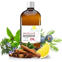 B.O.T cosmetic & wellness 100% Natürlich Anti Cellulite-Öl 100 ml Massageöl, Cellulite Massagegerät. Penetrieren Sie 6 Mal besser als Cellulite Creme. Mit ätherischen Ölen. Straffendes Körperöl Body Oil