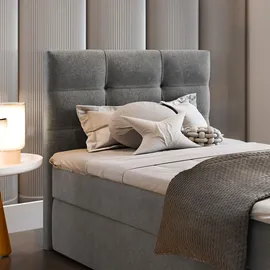 masseno Boxbett mit Bettkasten ¦ beige ¦ Maße cm B: 100 H: 98