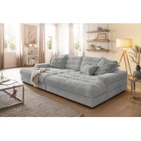 KAWOLA Big Sofa LANA Stoff grau