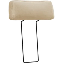 Kopfstütze CALIZZA INTERIORS "Onyx", beige (sand 1048), B:48cm H:19cm, Holzwerkstoff, Polsterauflagen, Kopfstütze, stufenlos in der Neigung verstellbar