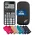 DynaTech Casio FX-87 DE CW mit Jeans-Tasche hellblau, Zirkelset
