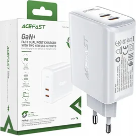 ACEFAST (A29 (50 W), USB Typ C 50W, PD, QC 3.0, AFC, FCP wei wei) - Schwarz