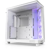 NZXT H6 Flow RGB Mid-Tower Airflow Gaming Gehäuse Weiß Glasfenster