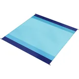 Domarex wasserdichte Strandmatte XXL 200x200 cm – Leichte, Faltbare Picknickdecke mit Tasche & Heringen – Sandabweisende Outdoor-Decke für Camping, Strand & Picknick (200x200 cm)
