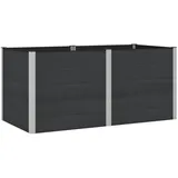 vidaXL Hochbeet 200 x 100 x 91 cm Schwarz