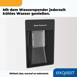 Exquisit KGC265-70-NF-WS-040C Kühl-Gefrierkombination (251 l, 1805 mm hoch, Weiß)