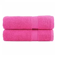 VidaXL Premium-Handtücher solund 2 Stk. Rosa 50x100 cm 600