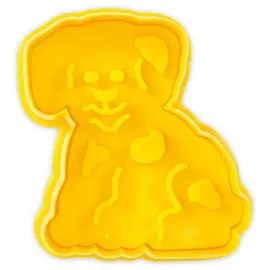 stadter Städter Ausstecher Hund 7 cm Gelb