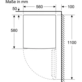 Bosch KTR15NWEB Kühlschrank (134 l, 850 mm hoch, Weiß)